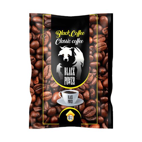 پودر قهوه فوری بلک پاور (40 عددی 3 گرمی)